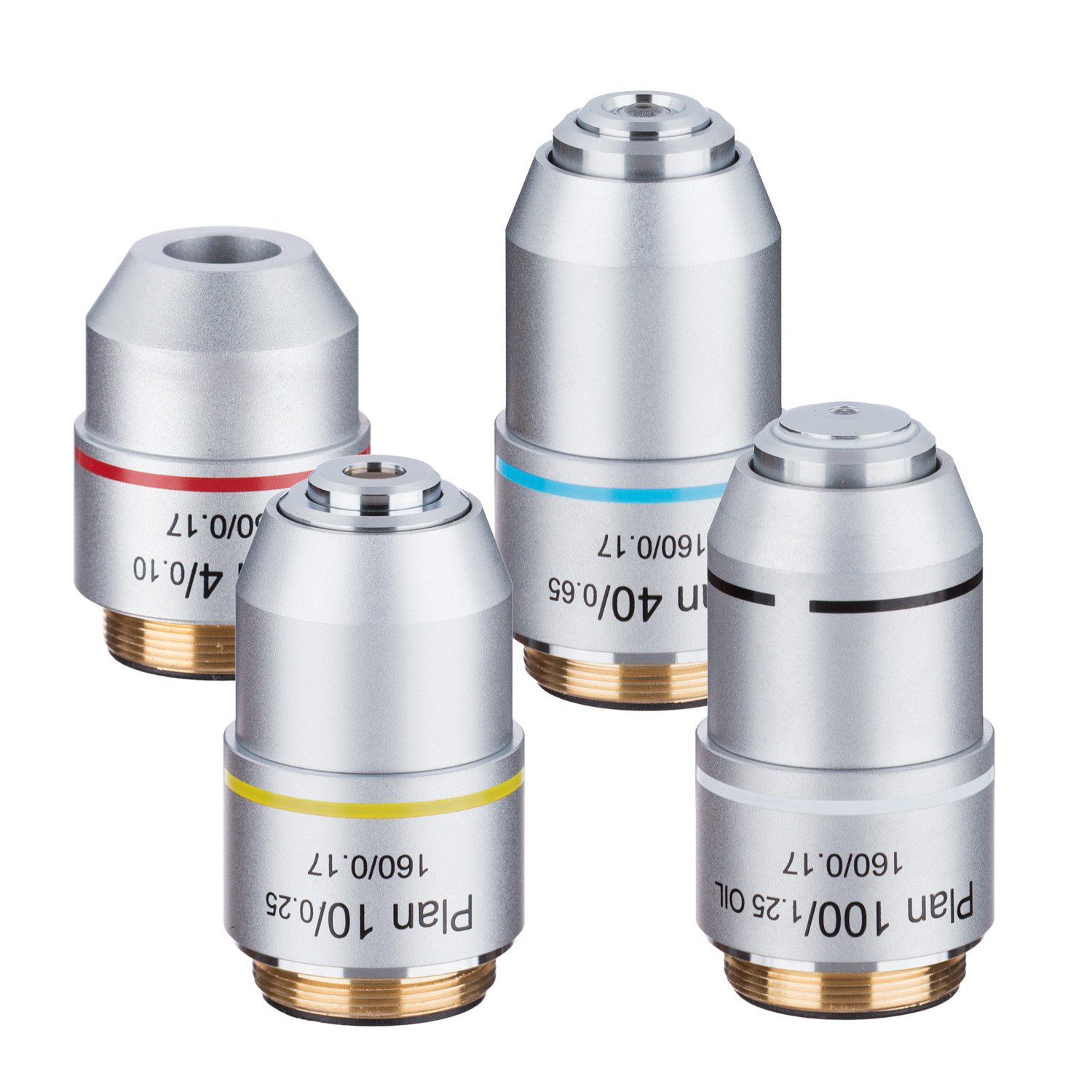 AmScope PAX Plan Objective Lens Set