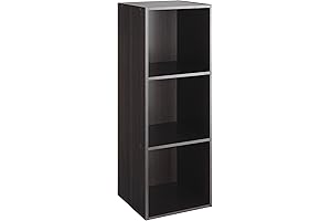 Whitmor Storage Cubes, 3 Section Espresso Organizer