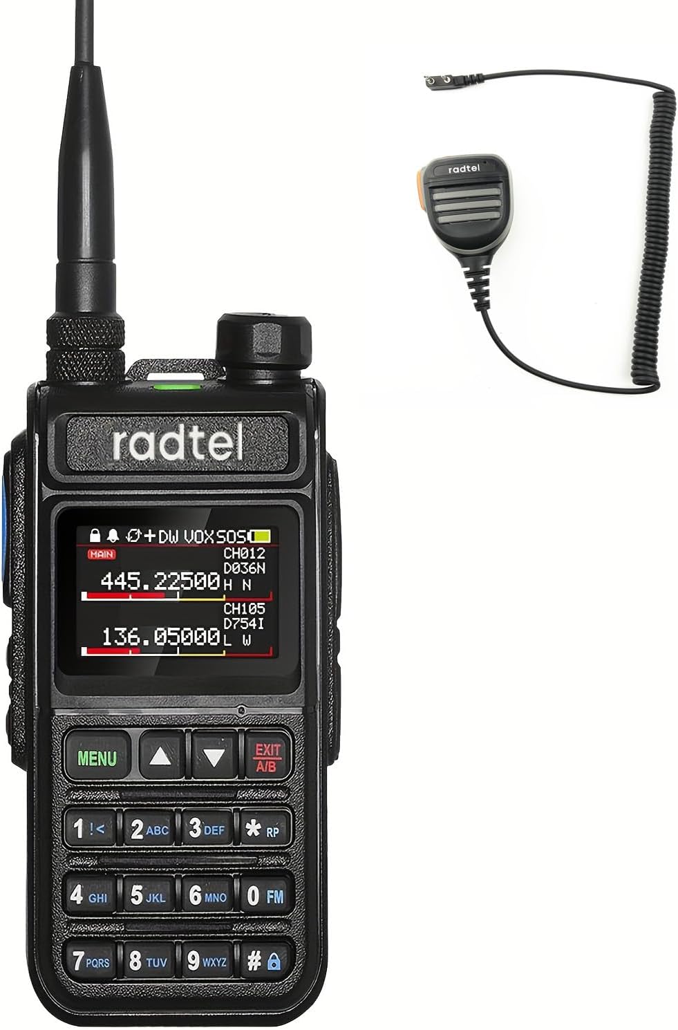 Amazon.com: Radtel RT-890 Full Band Ham Two-Way Radio+ Radtel Platinum ...