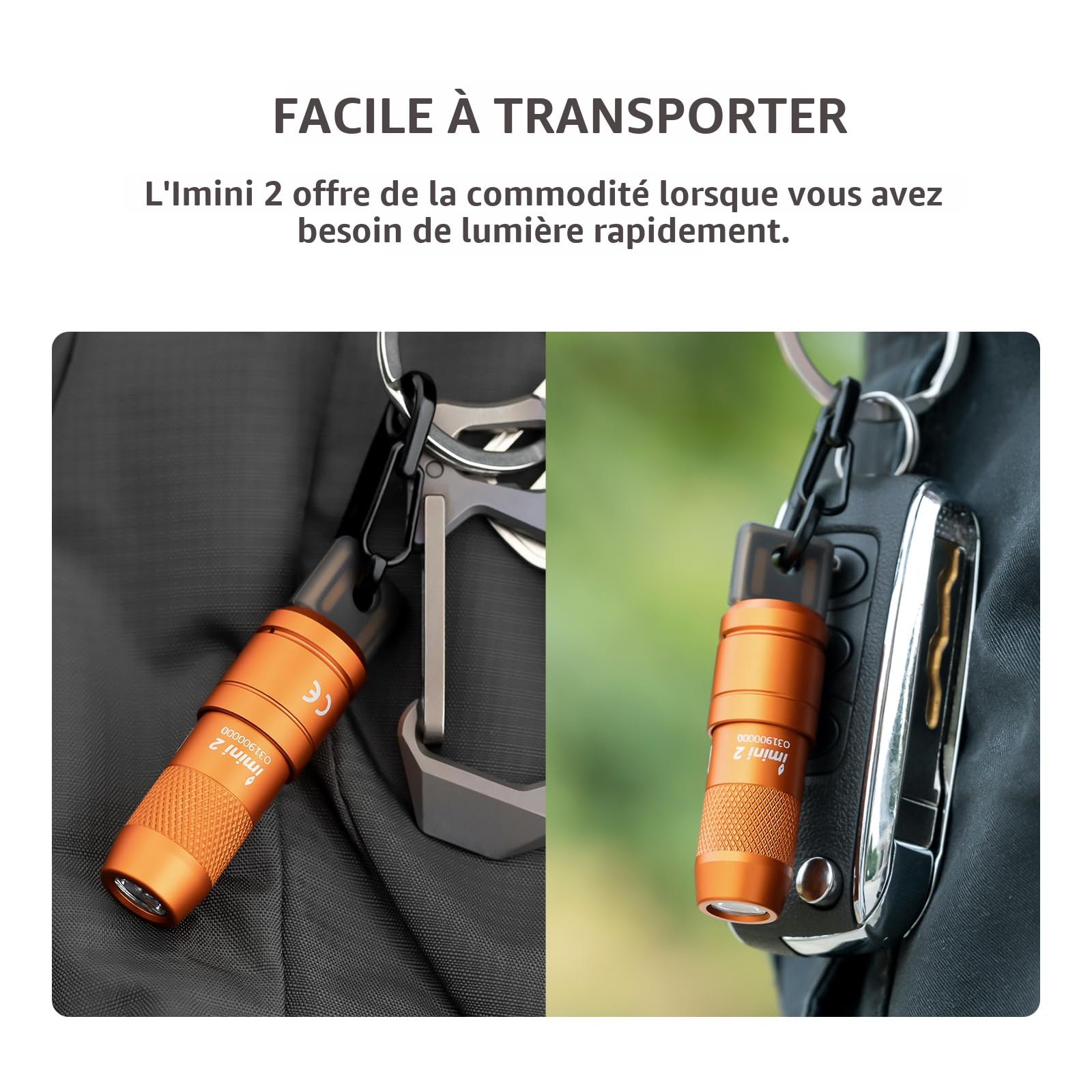Porte-clés rechargeable OLIGHT IMINI 2 EDC Lampe de Tunisia