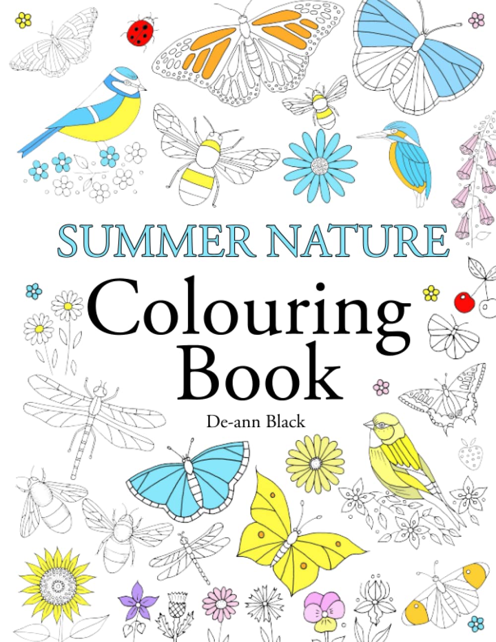 Summer Nature Colouring Book