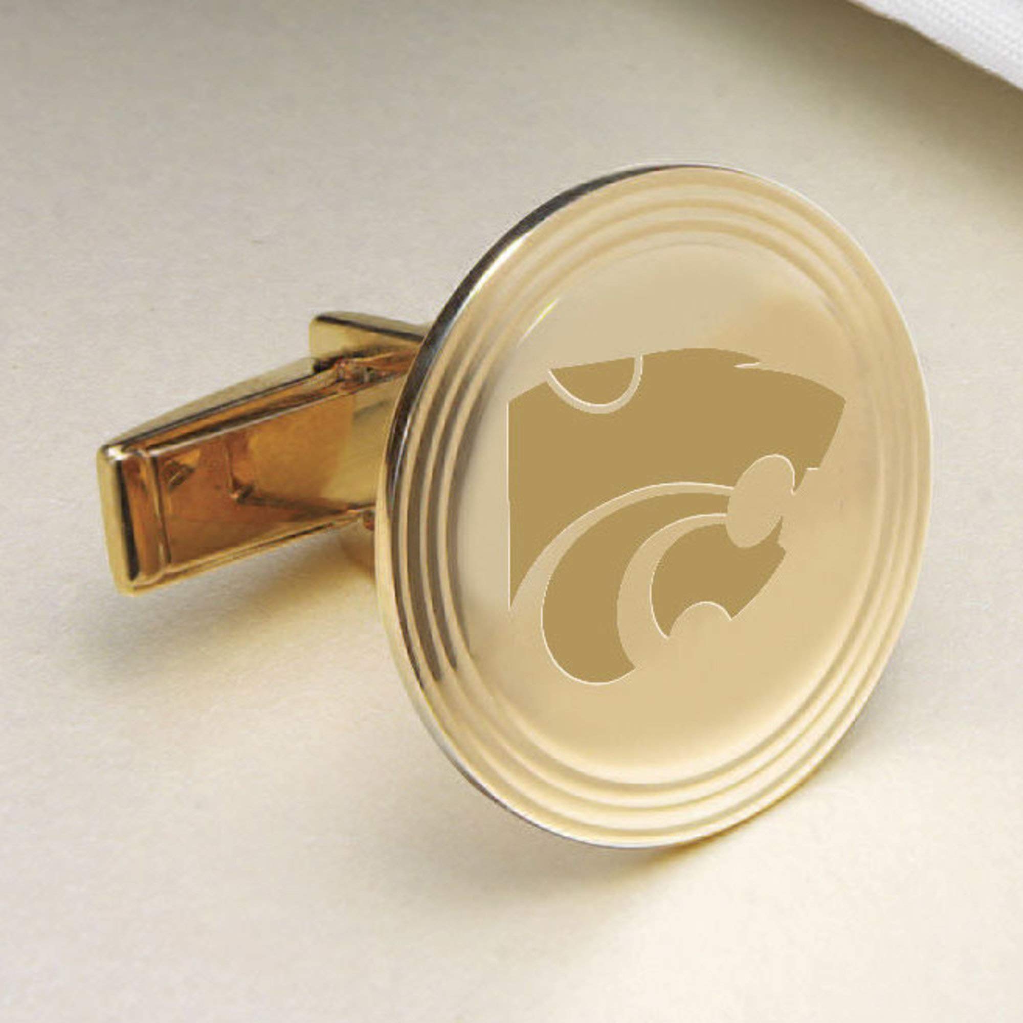 Kansas State University 14K Gold Cufflinks