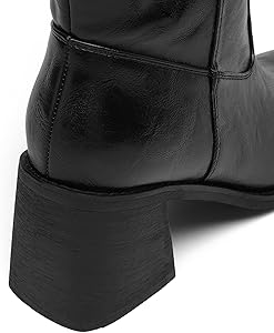 ジョニデ Amazon.com | AIUNIIND Women's Knee High Boots with Block