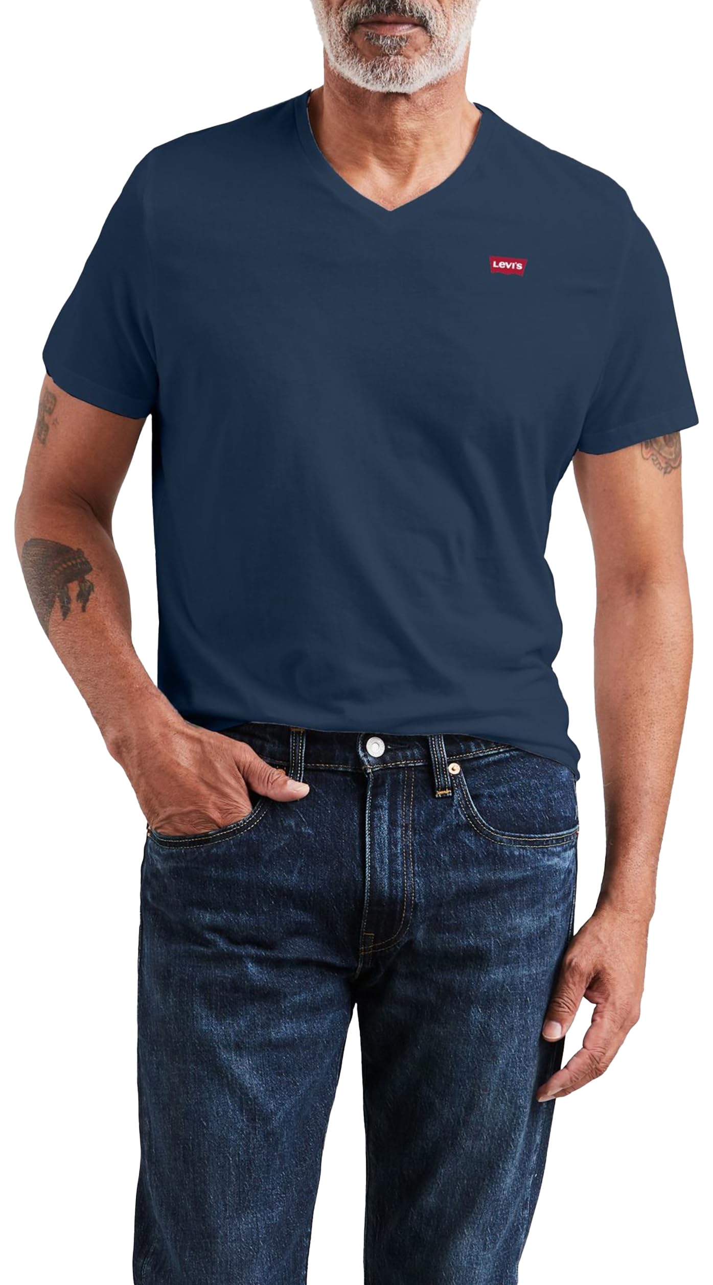 Levi'sMen's Original Housemark V-Neck T-Shirt