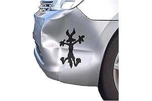Wile E Coyote Vinyl Dent Fix Hitting Wall Decal Sticker