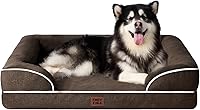 Vista 17 de EHEYCIGA Camas ortopédicas para perros extra grandes, cama impermeable de espuma viscoelástica XXL para mascotas con laterales, fondo antideslizante