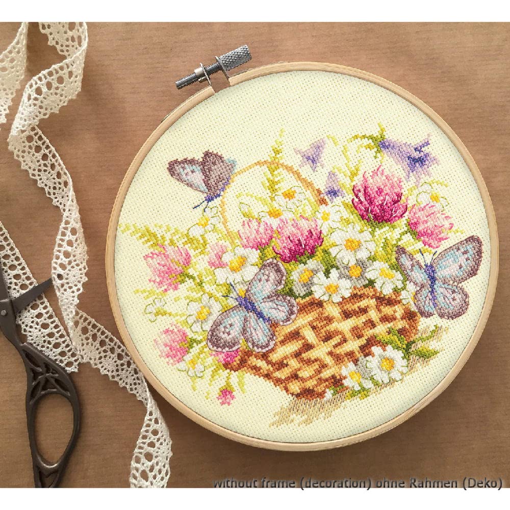 215-303 ZW Sommerfantasie Kit De Broderie Au Point De Croix Avec Motif