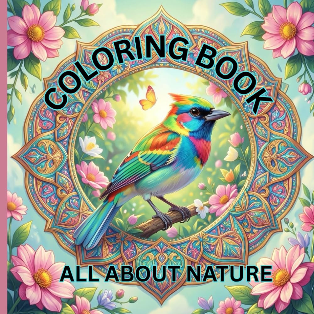 Serene Nature: Teens and Adults Coloring Book for Relaxation: Relax With The Beauty Of Everyday Liffe