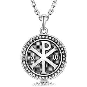 キリストの顔 メタルペンダント イエスキリストの聖顔のメダイペンダント - 輸入メダイ