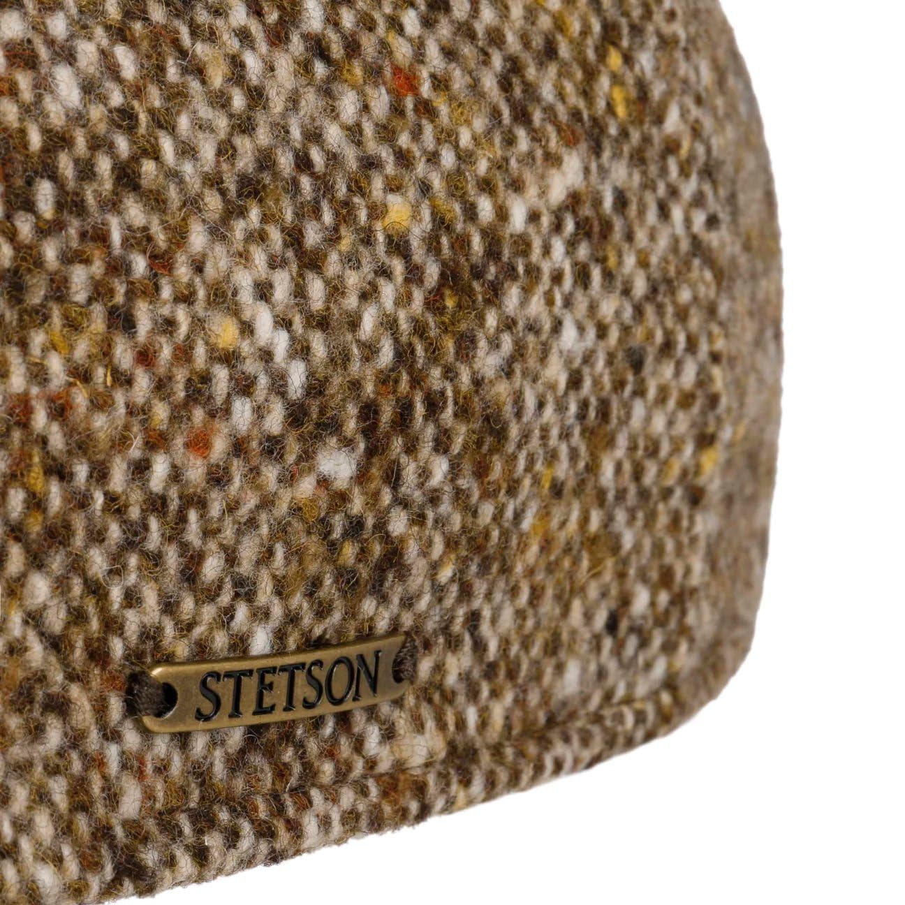 Stetson Texas Donegal Wool Flatcap Schirmmütze Tweed Mehrfarbig Herren Herbst Winter