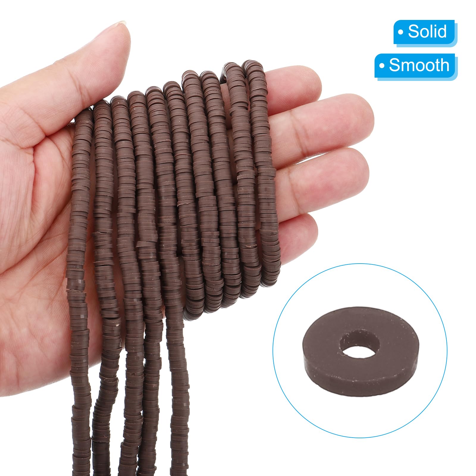 PATIKIL 6mm Polymer Clay Beads Spacer - Image 3