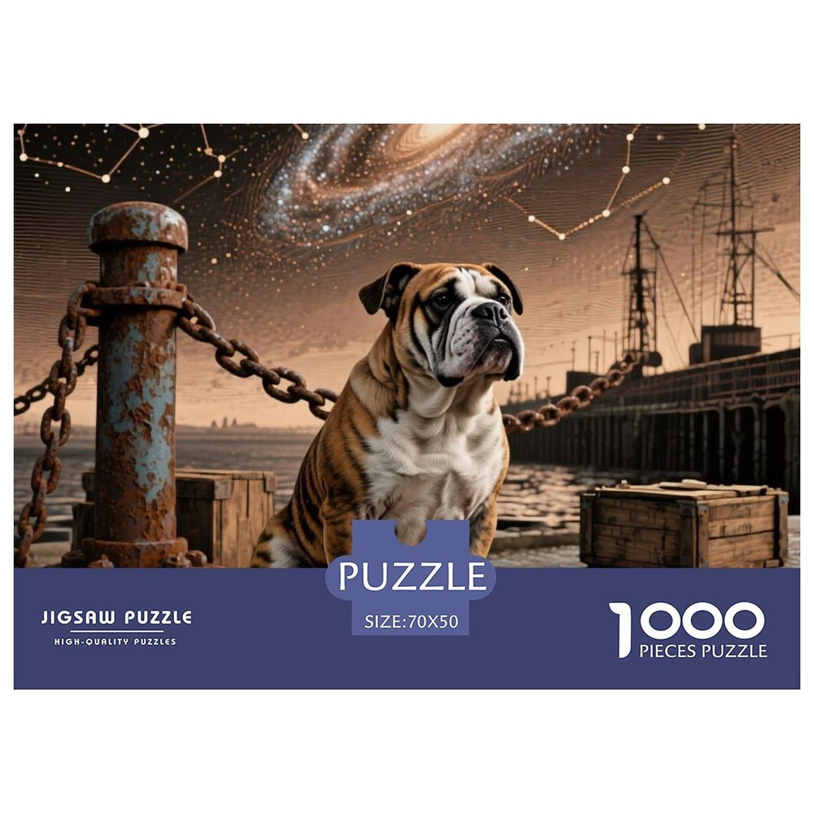 BULLDOG 1000 Puzzles Adults Puzzle Adults Puzzle Puzzle Game Animal Difficult Impossible Challenging & Brainteasing 70x50cm/1000pcs