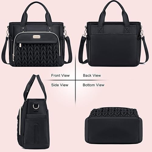 Miniatura 34 de Weitars Lonchera aislada para hombres y mujeres, lonchera a prueba de fugas para el trabajo, bolsa de almuerzo extragrande con correa de hombro