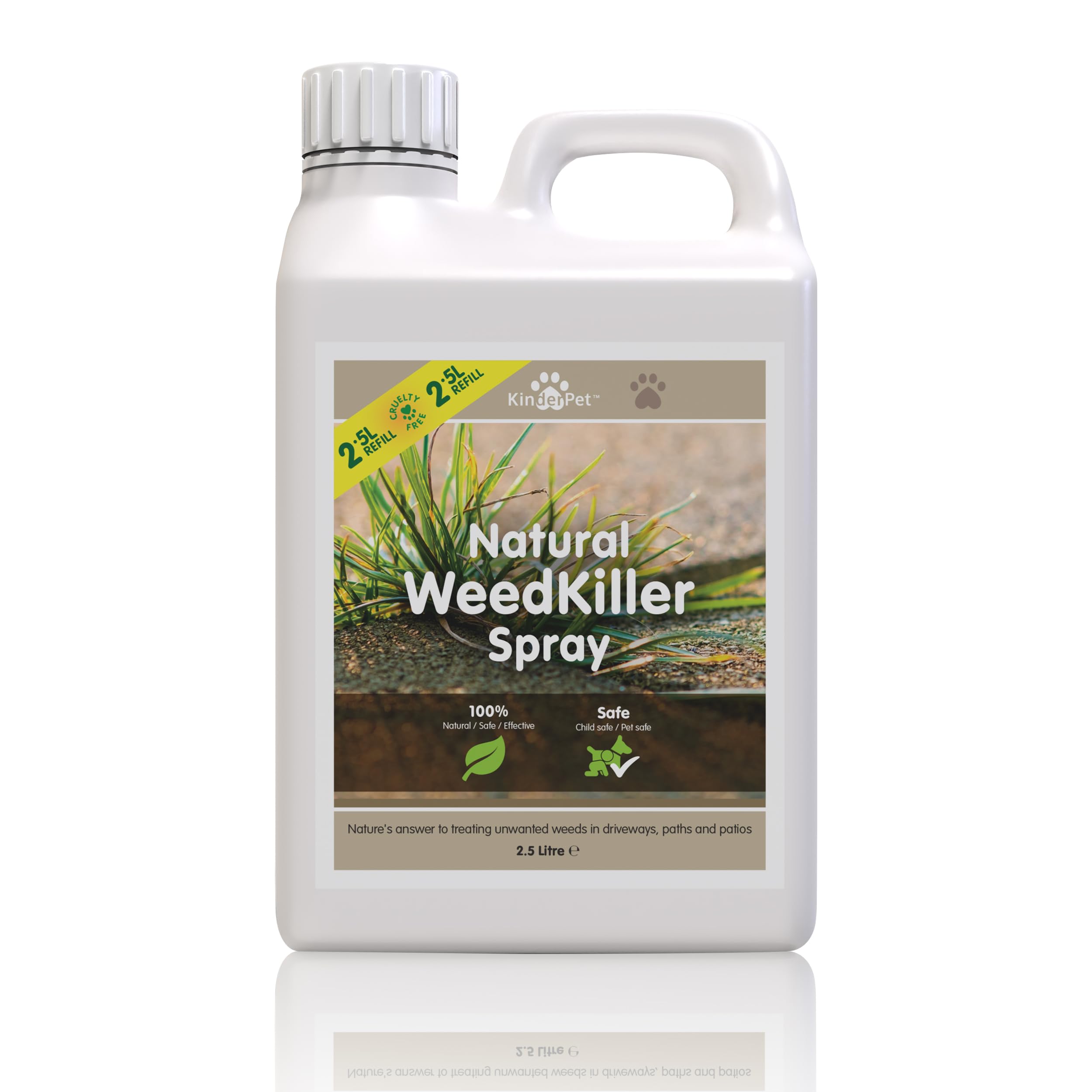 KinderPet Eco Weed Killer Organic Chemical Free WeedKiller 2.5L Refill ...