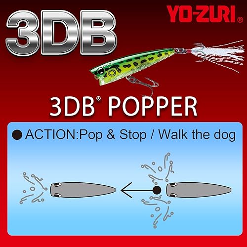 Miniatura 3 de Señuelo Yo-Zuri flotante de tipo popper (3DB)