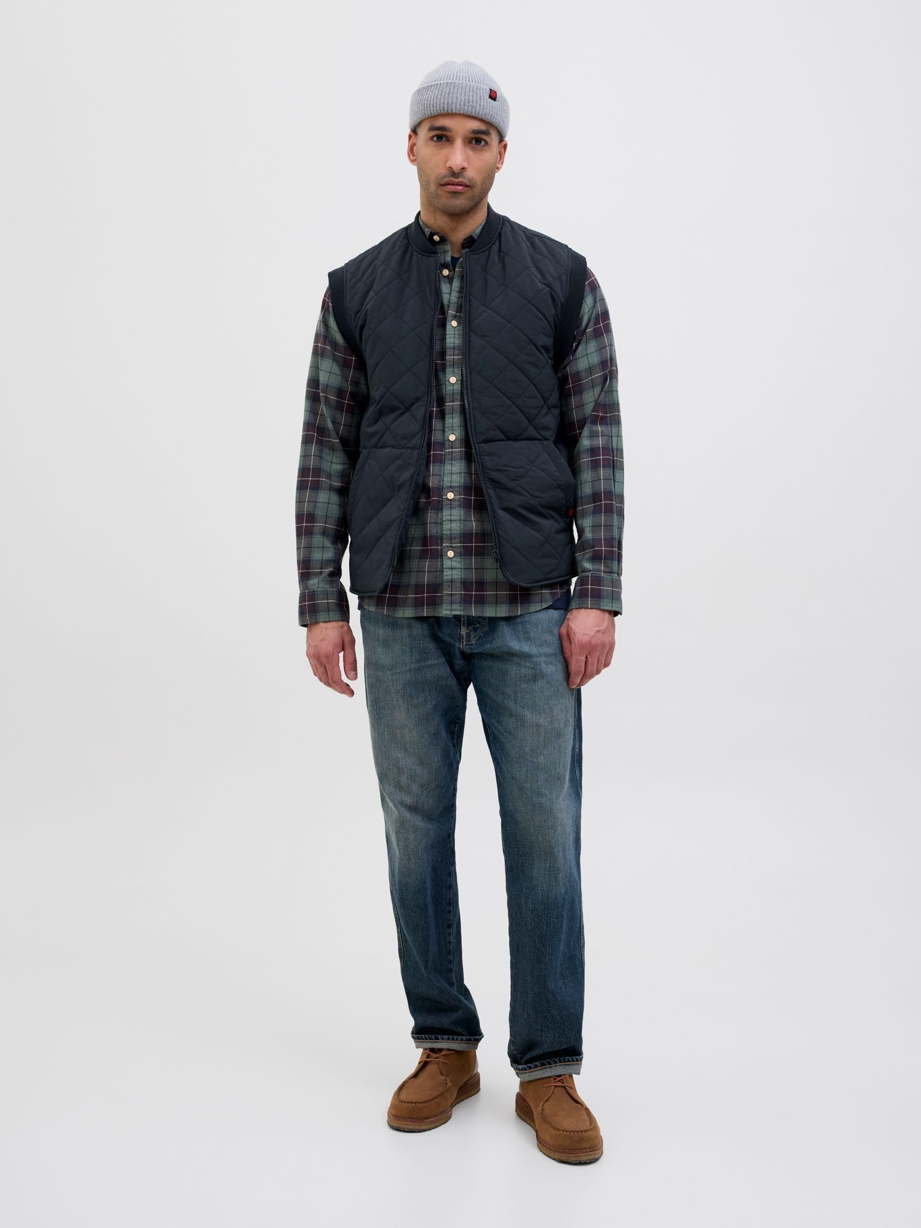 R.d.d. royal denim division Rddevo Quilt Vest Rddevo - Gilet trapuntato Uomo (Pacco da 1)