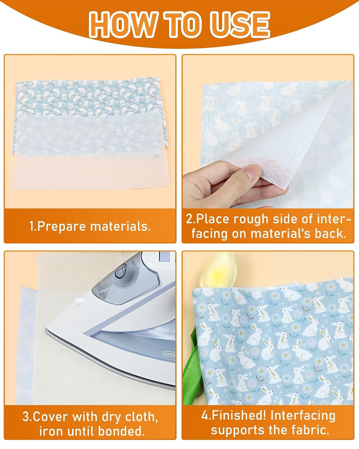 JETHWA V&P Interlining Paper - 5 Meter Cotton Buckram -6