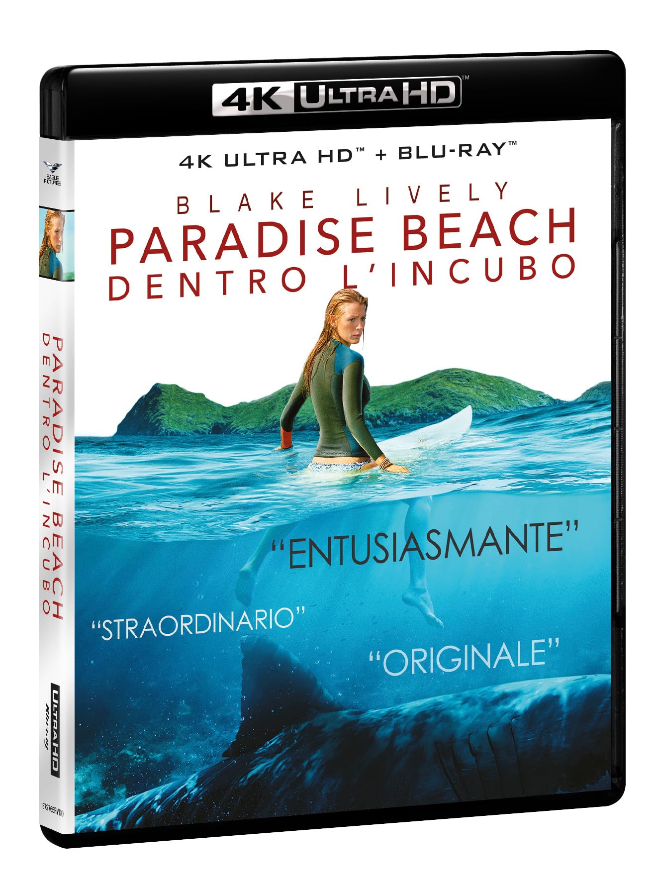 Blu-Ray 4K Ultra HD Paradise Beach Dentro L'Incubo en formato combo de dos discos para reproductor