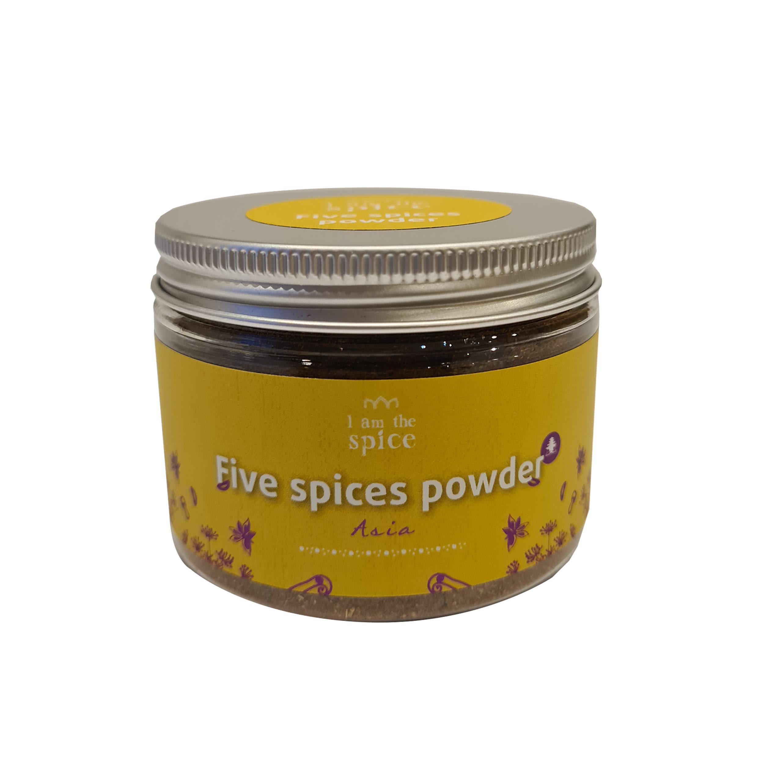 I am the spice Mix di cinque spezie in polvere per Asian Kitchen - Chiodi di garofano, cannella, pepe nero, semi di finocchio, anice stellato, 80g