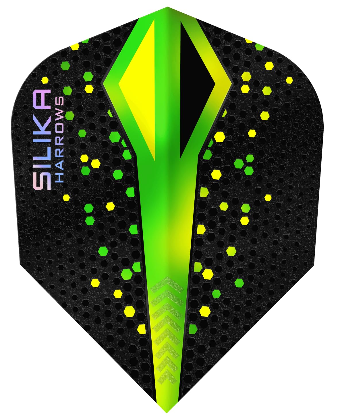 Harrows Silika Color Shift Green NO6 Tough Crystalline Coated - Dart Flights
