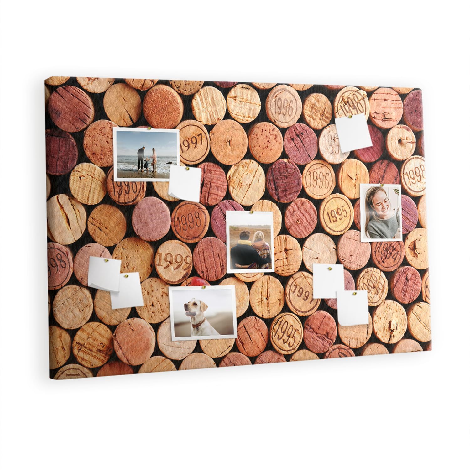 Tableau horizontal liège 120x80 cadre métallique pour organiser notes - 7