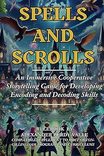 Spells and Scrolls: An Immersive Cooperative Storytelling Game for Developing Encoding and Decoding Skills