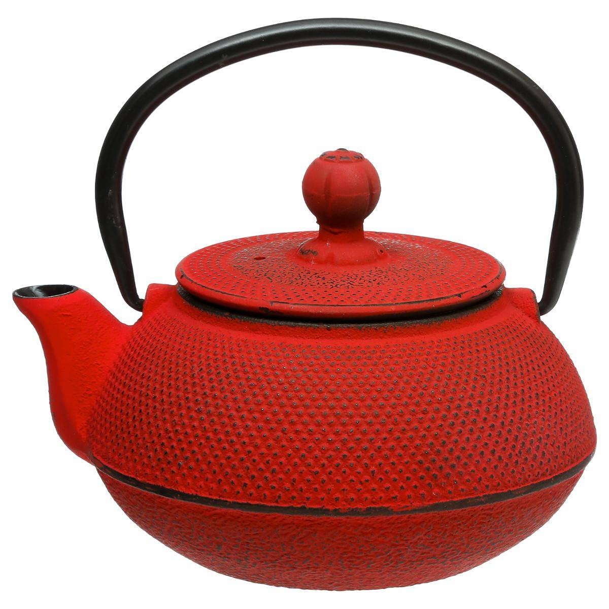Secret de gourmets Theiere Fonte Dots Rouge 0,60L