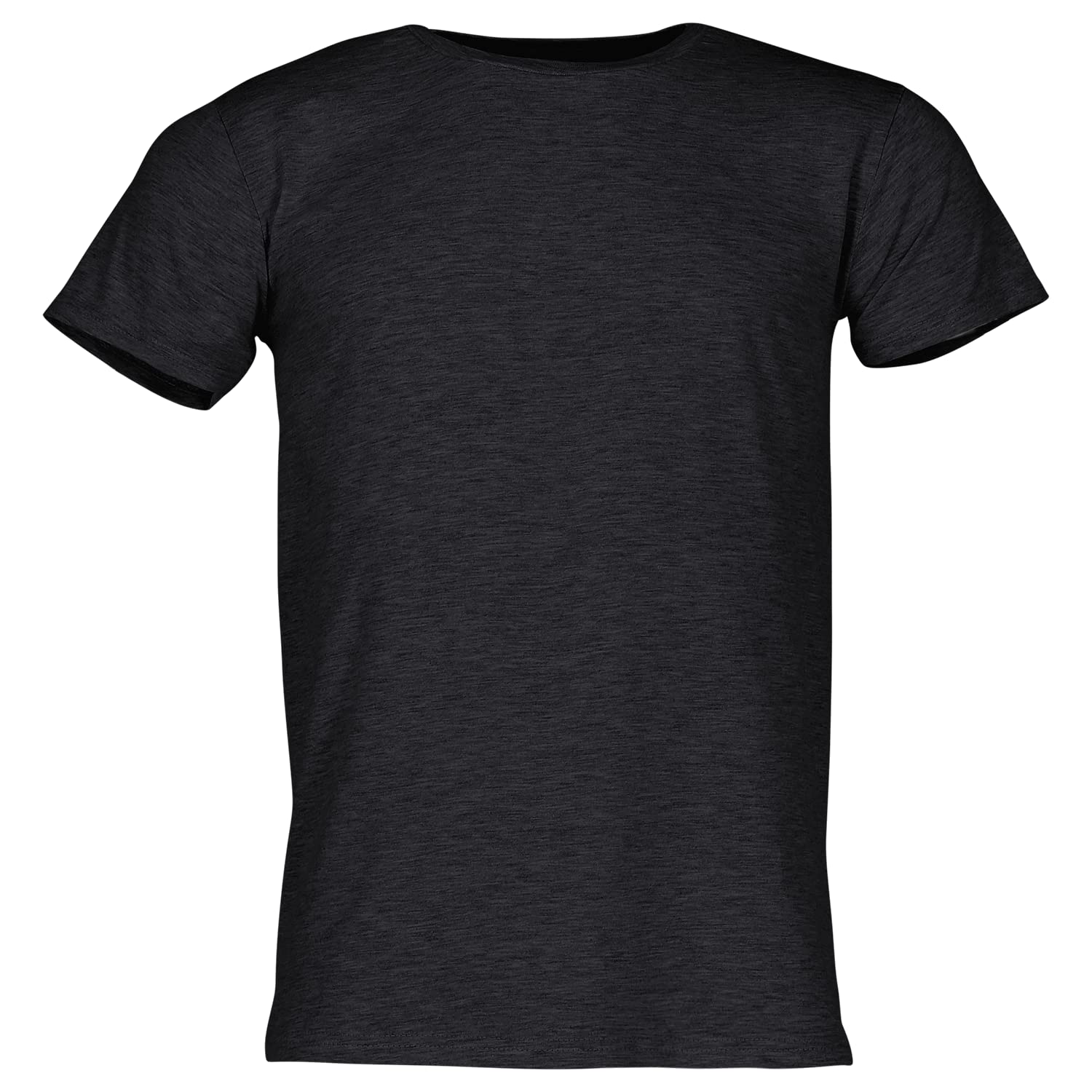 Fruit of the Loom iconic T-shirt, sizes S - 5XL, Dark grey mottled, XL