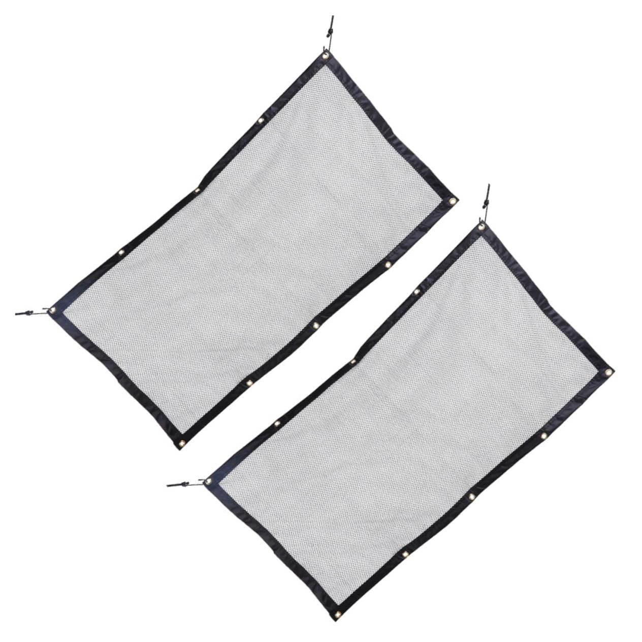 Filet de voiture pour animaux barrière sécurité nylon auto universelle 2pcs
