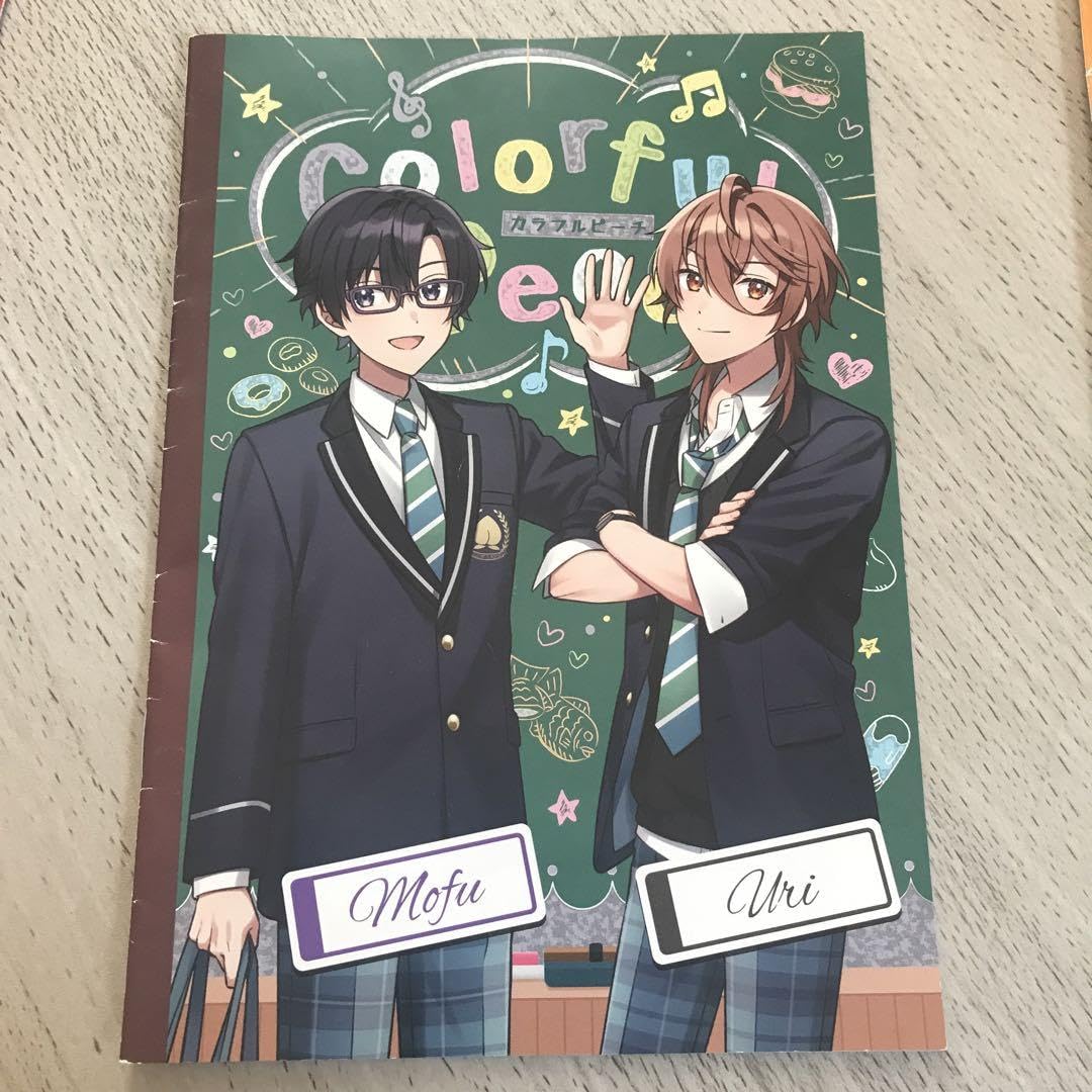Amazon.co.jp: カラフルピーチ ノート三冊 えと たっつん もふ うり