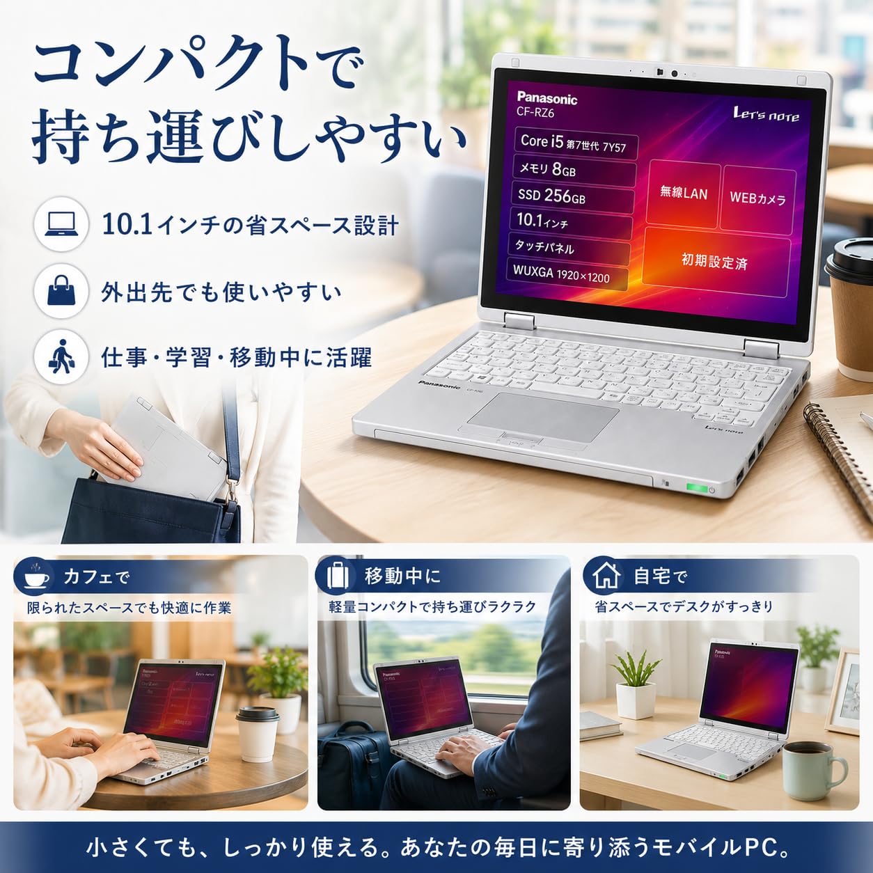 Amazon.co.jp: 【整備済み品】Panasonic Let's note CF-RZ6 レッツ
