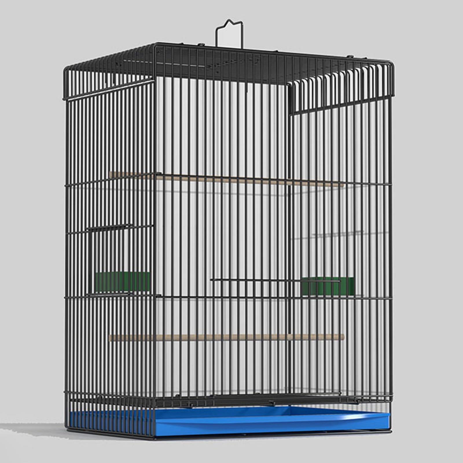 Gabbia Uccelli, Voliera, Include Gabbia for Uccelli E Accessori, Perfetta for Parrocchetti, Inseparabili,canarini e Altro Ancora.(42 * 32 * 60cm/16.5 * 12.5 * 23.6in)