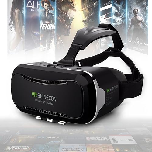 Headset  Dhts realt  virtuale Headset occhiali con lenti regolabili cinghia per iPhone 7 6 6S 5 5S 6SPlus Samsung S3 Edge note altri smartphone 3 5   15 2 cm per film giochi