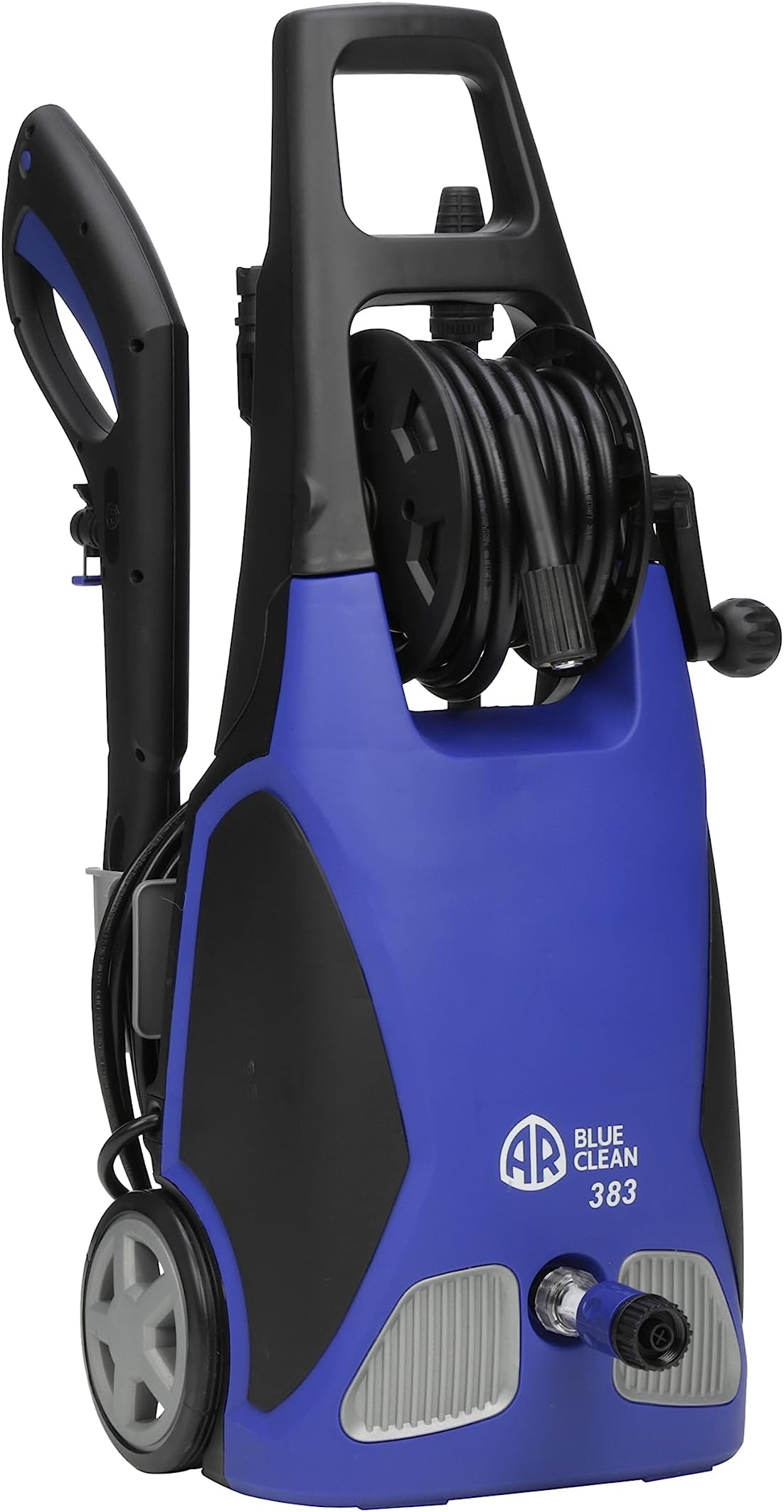 AR Blue Clean AR383 Electric Pressure Washer-1900 PSI, 1.51 GPM, 14 Amps Bayonet Connect Accessories, On Board Storage, Portable Pressure Washer, High Pressure, Car Washer, Siding, Driveways, Patio
