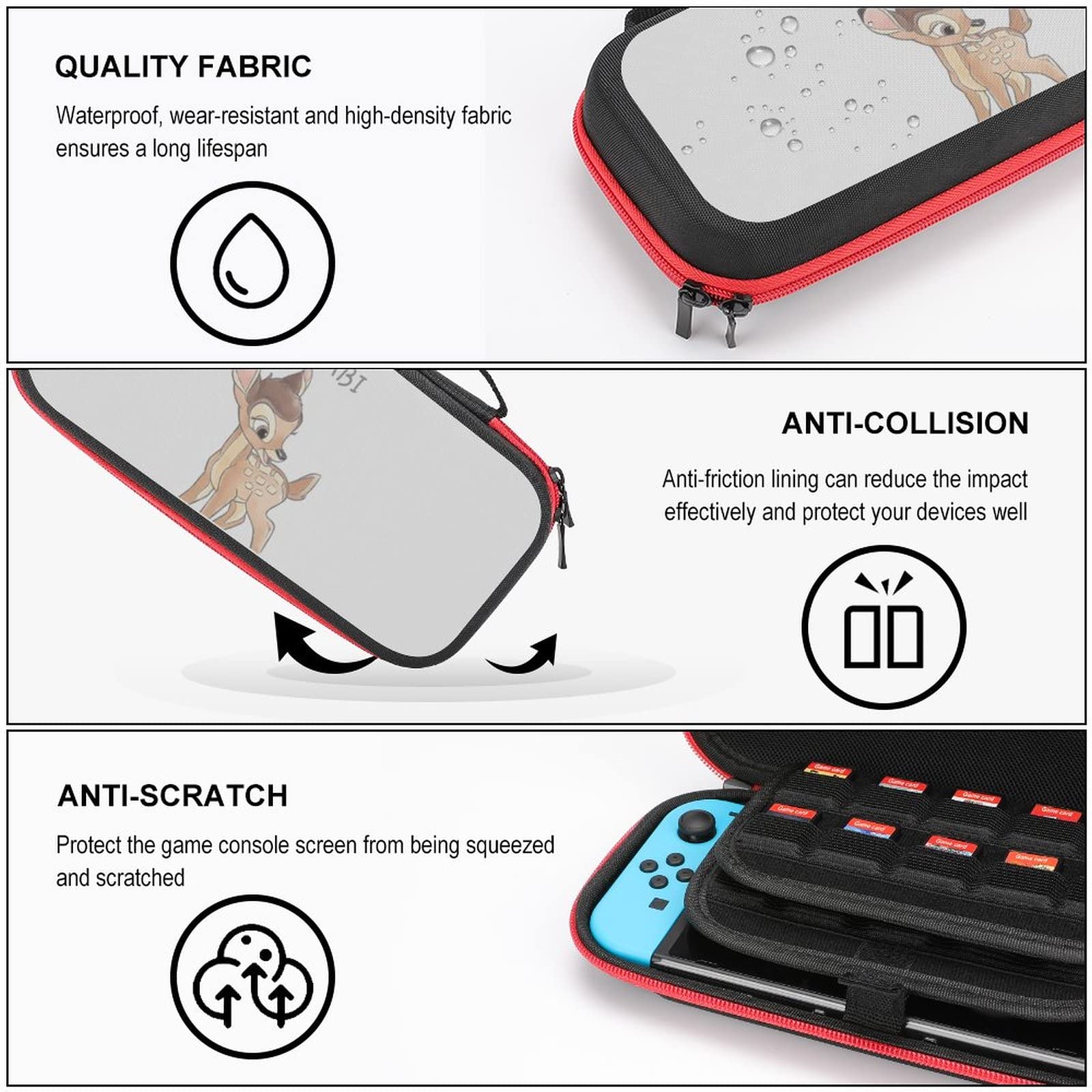 Amazon.co.jp: ディズニー バンビ switchケース スイッチケース