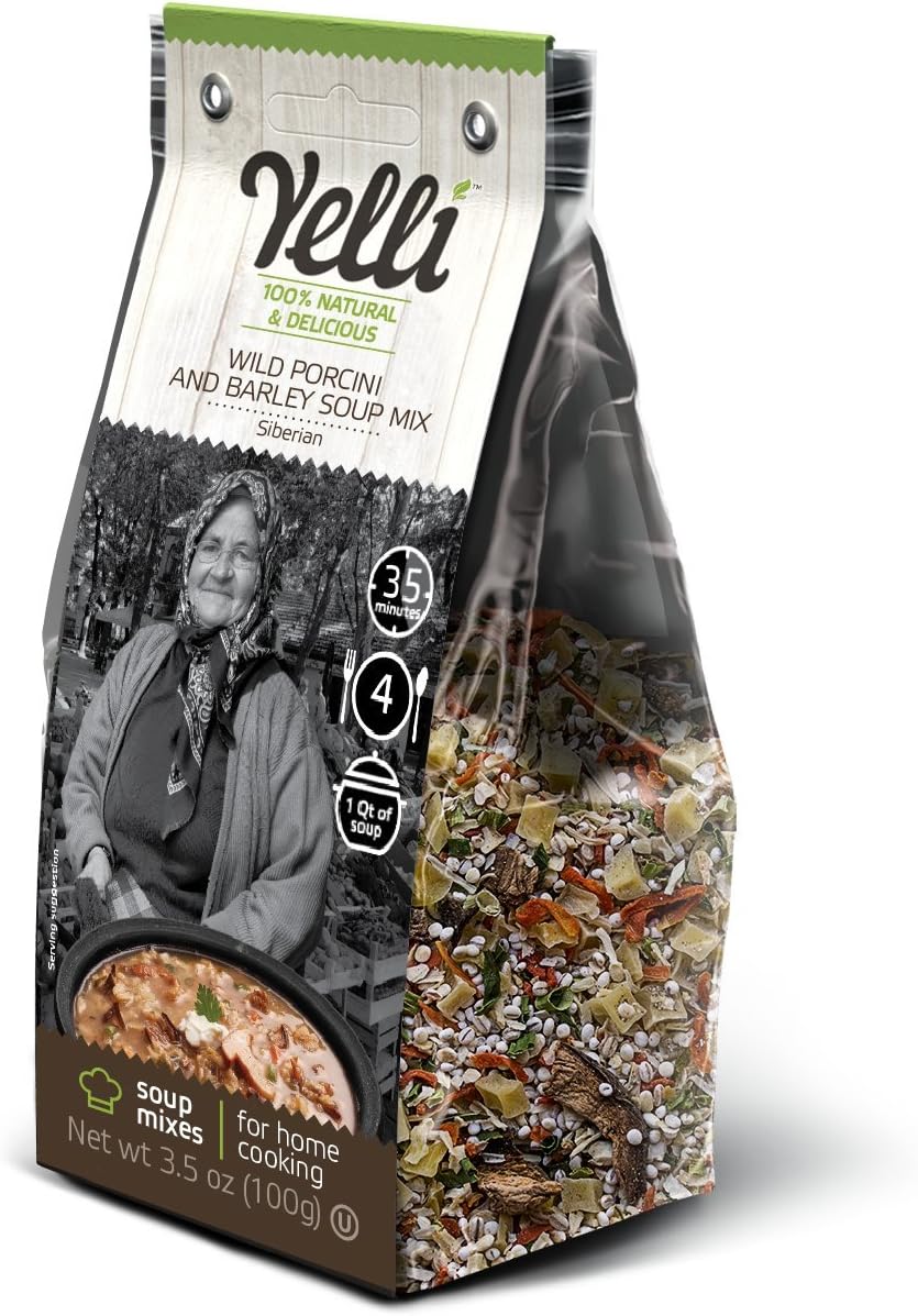 Wild Porcini and Barley Siberian Soup Mix (Pack of 3)