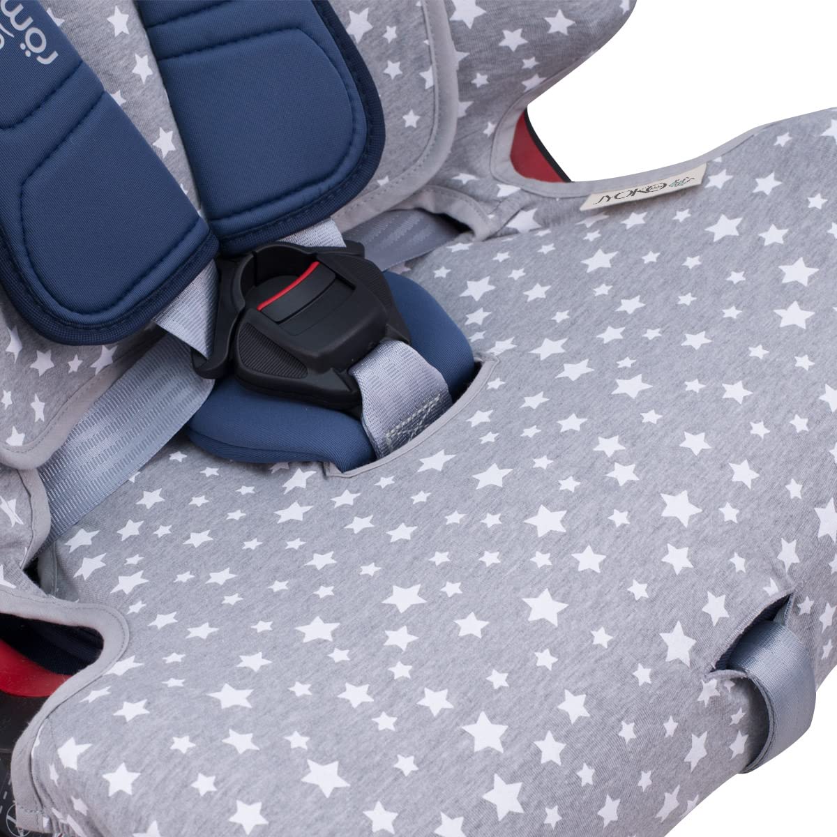 JYOKO Kids Funda Compatible con Romer Advansafix IV-M-R White Star