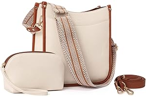 Bolso para mujer: bolso bandolera de cuero vegano para mujer, elegante conjunto...