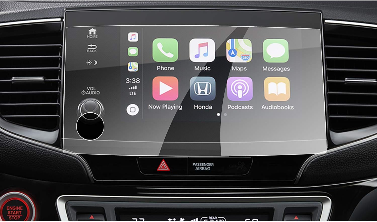 R RUIYAR RUIYA Pilot Screen Protector 2019-2022 H onda Pilot Passport EX/ EX-L/ Touring/ Elite/ Black Edition/ Special Edition/ TrailSport/ Sport Navigation Screen Protector Foils Center Touch Display Anti