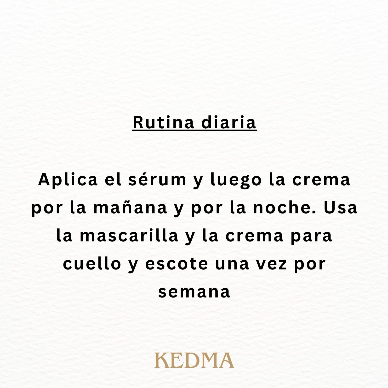 KEDMA - Cofre Facial de Colágeno - 4 Productos - 4 productos | El cofre de colágeno reúne mascarilla, crema, sérum y cuidado de cuello para hidratar y reafirmar.