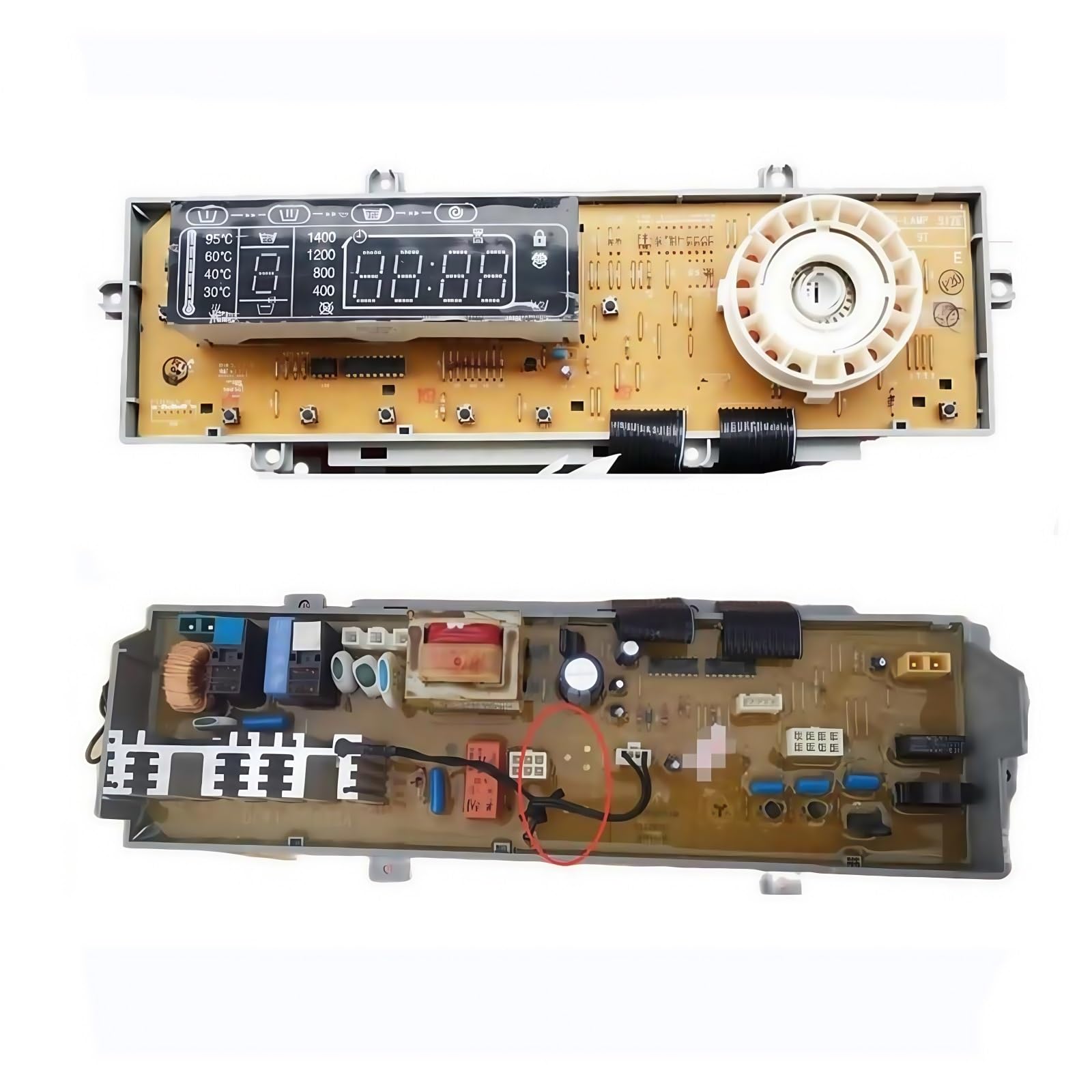 Placa base for lavadora de tambor. Compatible con Samsung. Placa de control MFS-R1245A-01 R1245AS DC41-00023A. Repuestos for placa base.(1 motherboard)