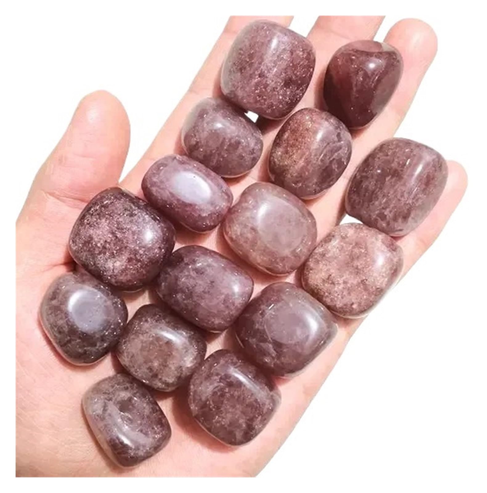 100 g Kiessteine for Aquarien, Schüttstein, Bunte Kristalle, Trommelsteine, polierter Kristall, Dekoration for das Aquarium zu Hause für Aquarium, Teich(Color 10)