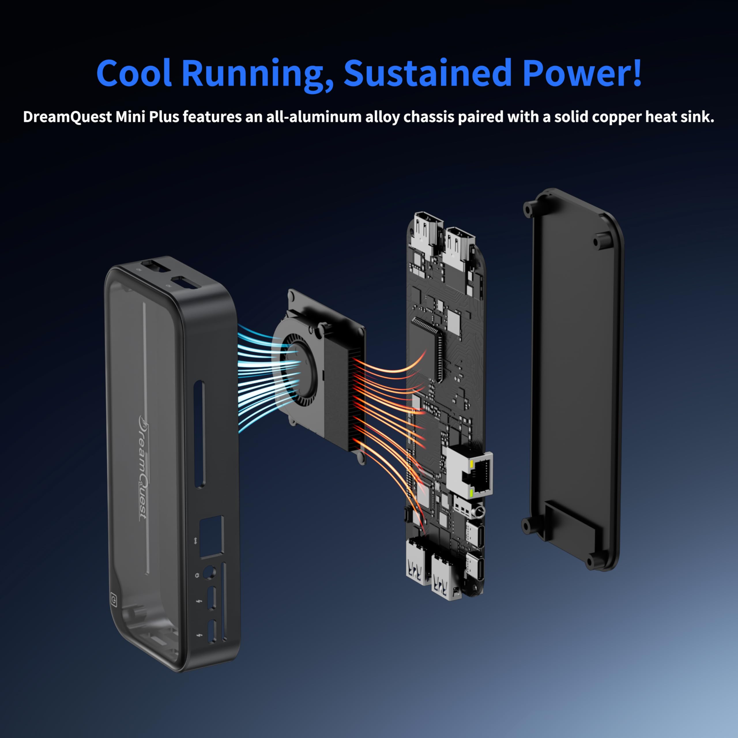 DreamQuest Q5 Mini PC Windows 11 Pro [High-Speed DDR5], Intel 12th N95(Up to 3.4GHz),Mini Desktop Computer 12GB DDR5 RAM 512GB M.2 SSD Supports 2*USB C |2*HDMI 4k@60Hz |4*USB 3.2 |LAN| WiFi 6 | BT5.3