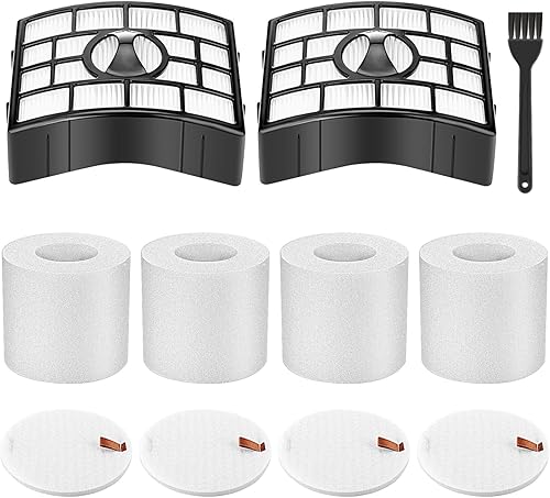 NV752 AZ1002 - Filtros de repuesto para aspiradora elevadora accionada por rotor Shark NV650 NV650W NV651, NV652 NV750W NV751, NV752 NV831 NV835