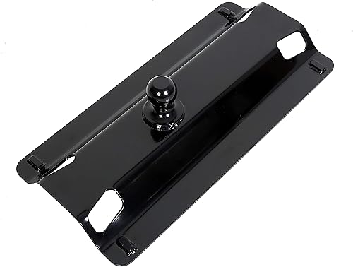 Miniatura 6 de Placa adaptadora de bola de enganche de 5ª rueda a cuello de cisne para repuesto de caja de camioneta para 49080-25,000 libras, bola de 2-5/16