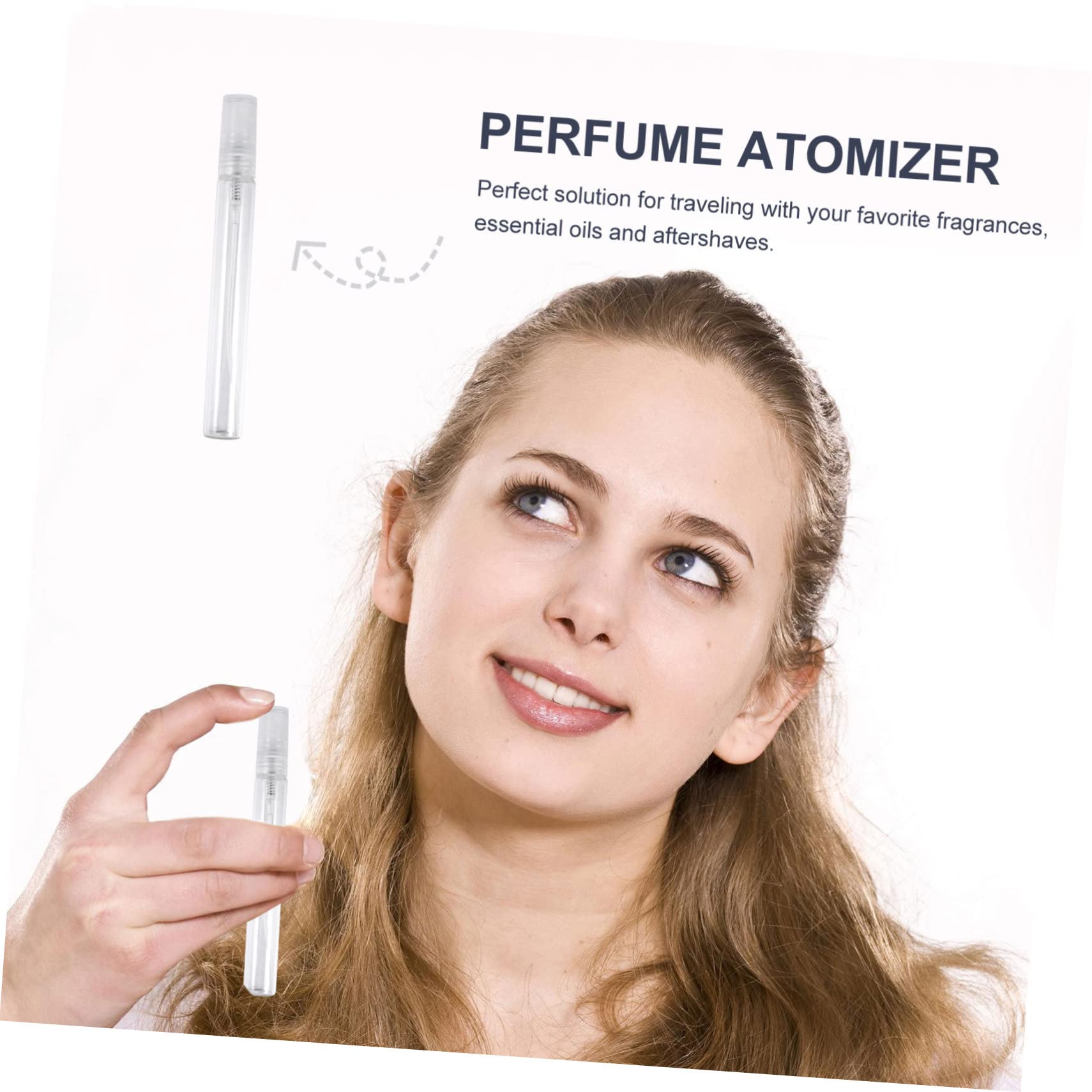 Didiseaon 36pezzi Flacone Vuoto Trasparente da Contenitore Spray in Vetro Riutilizzabile Flacone di Profumo per Campioni e Viaggi