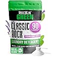 Rockin' Green Classic Rock Laundry Detergent (90 Loads), Natural Laundry Detergent Powder, Biodegradable Odor Fighter, Safe for Sensitive Skin, 45 oz (Unscented)