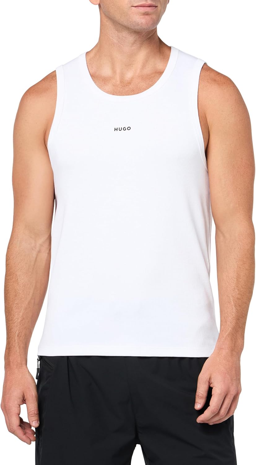 Hugo Men's Small Tonal Logo Muscle Tank