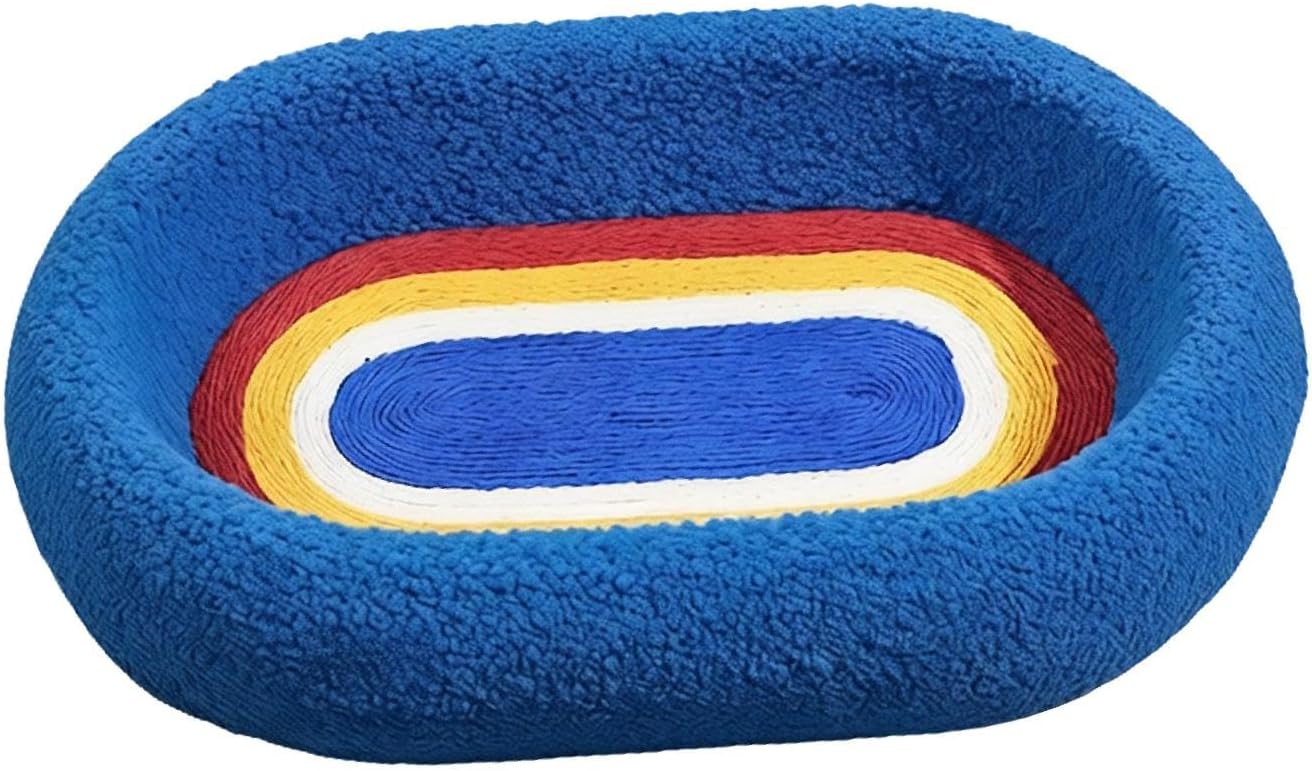 Cat Scratcher Bed Scratching Board Saving Space Multifunctional Lounging Puppy Playing Resting Pet Bed Scratching Mat