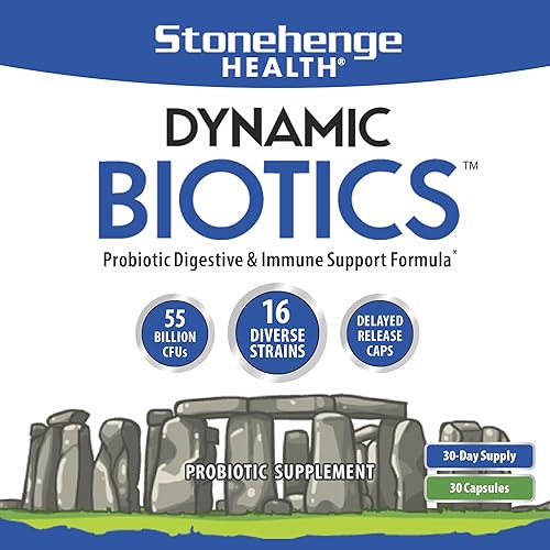 Miniatura 7 de Stonehenge Health Cúrcuma dinámica, probióticos dinámicos: paquete de apoyo para las articulaciones y la digestión